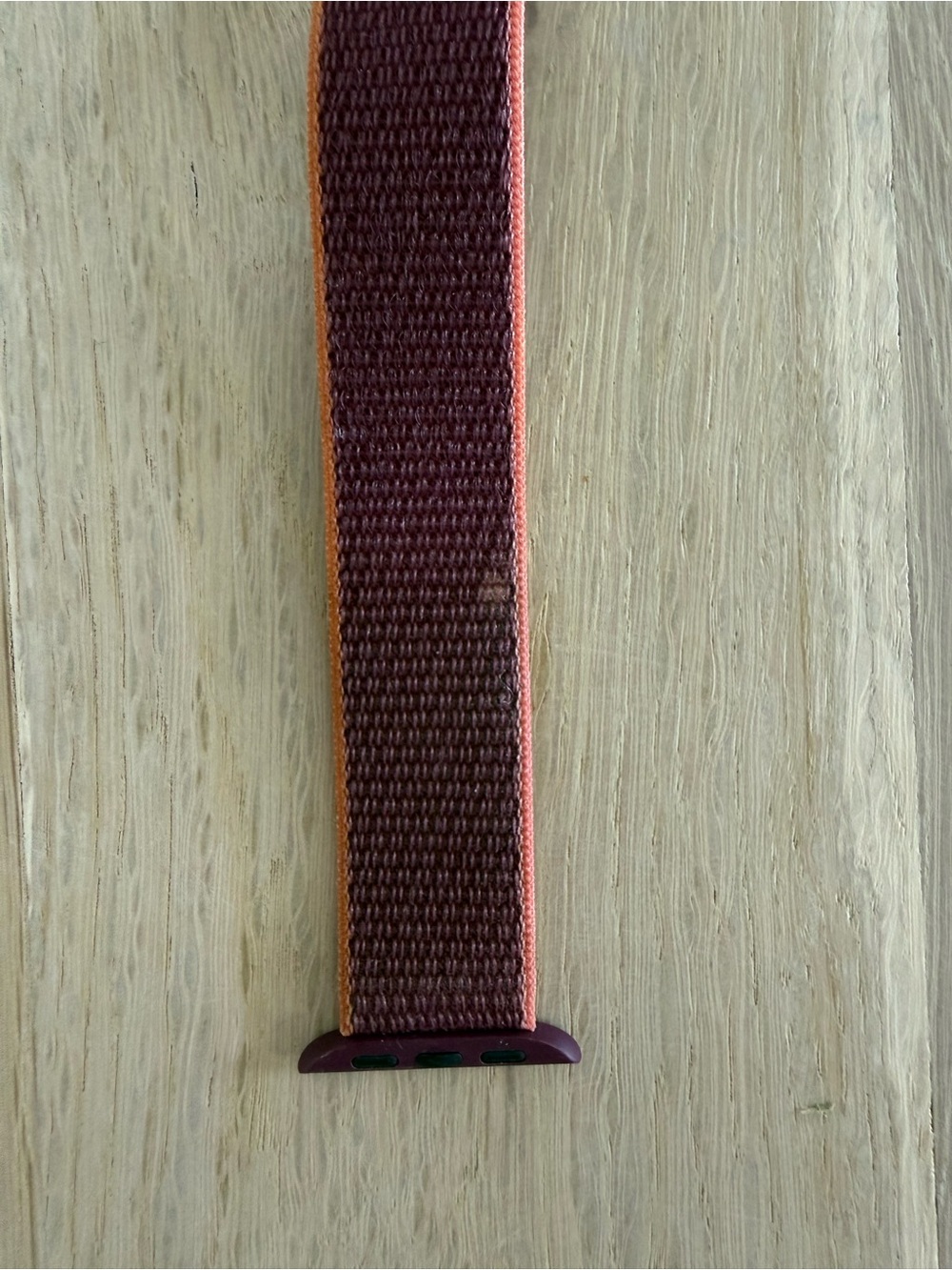 Apple Watch Band in Orange/Maroon - Picture 4 of 5